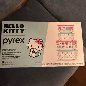 Pyrex Hello Kitty Glass Storage Set. Final Price.